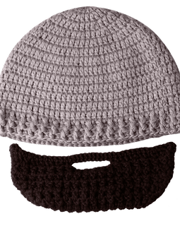 Free Fisher Unisex Knit Beanie Stubble Beard