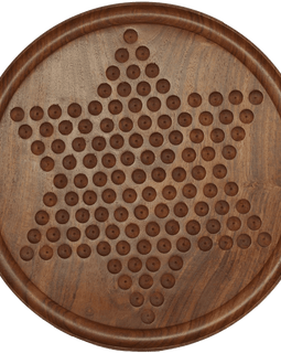 Game Chinese Checkers with Marbles Handcrafted Wooden Toys from India