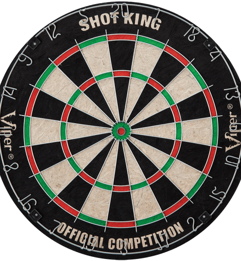 Viper Shot King Sisal Fiber Bristle Dartboard